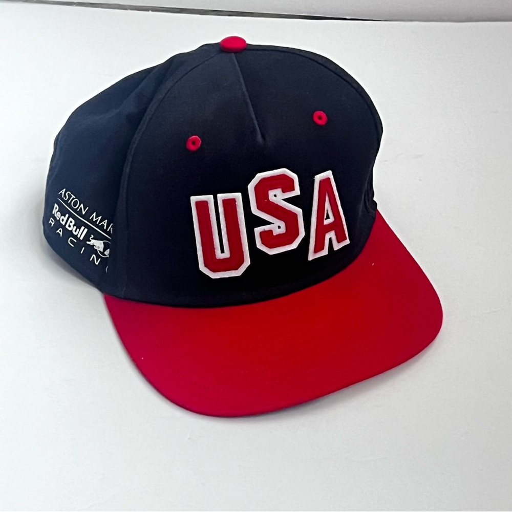 FORMULA ONE Red Bull Racing Snapback Hat Limited Edition USA Texas Flag 2018 🔵